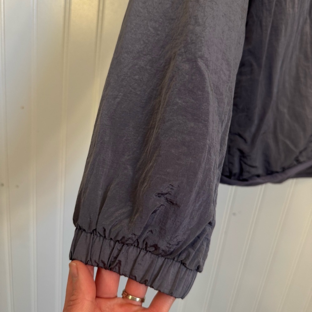 GapFit Women’s Fleece Lined 1/2 Zip Track Jacket Size Medium Tall - Picture 3 of 11